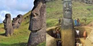 The Easter Island Heads' Bodies