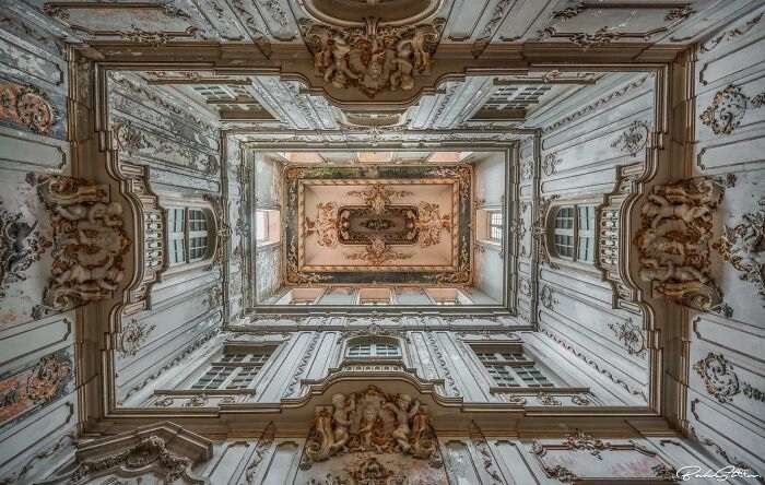 Most impressive ceiling in an abandon