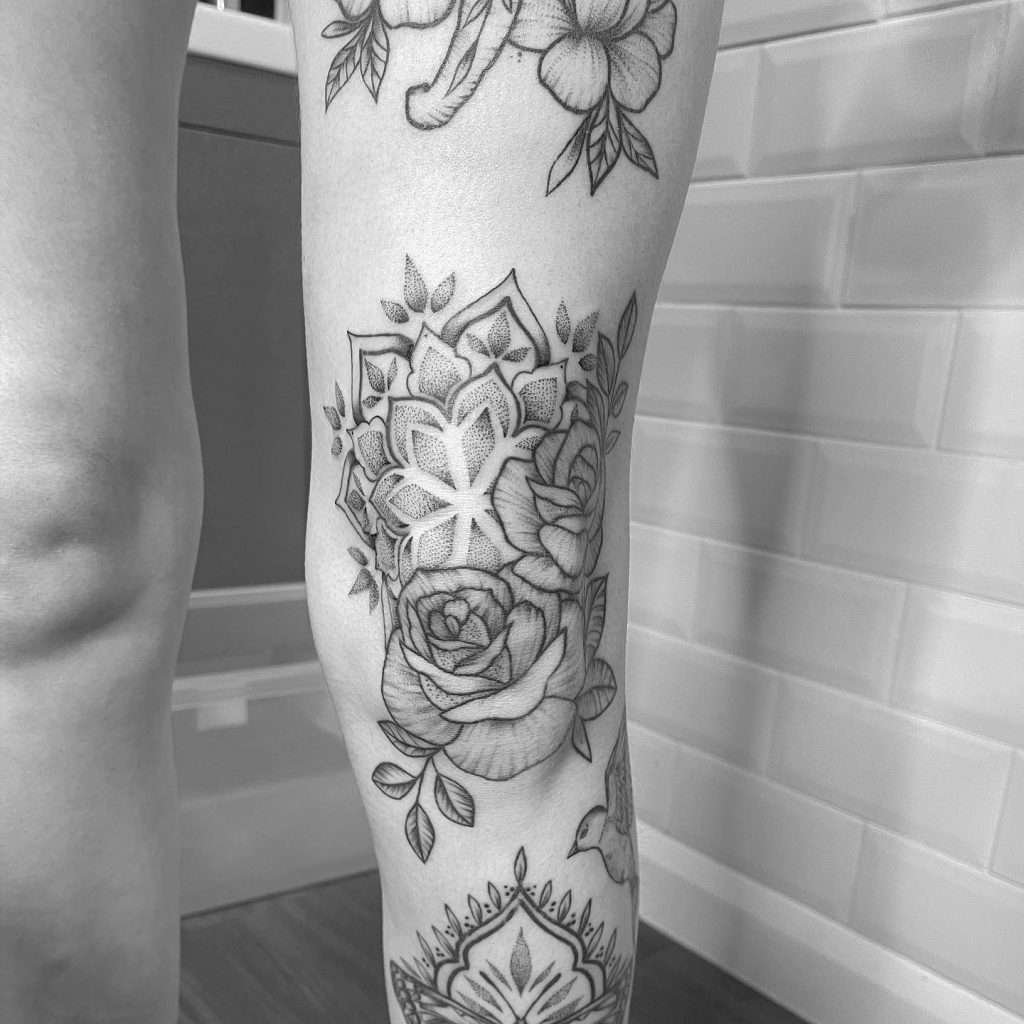 leg tattoos for women, lower leg tattoos for women, lower leg tattoo designs for women, female thigh tattoos history, history of female lower leg tattoos