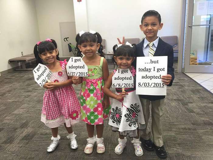 Kids Who Were Adopted in Love