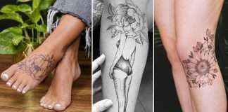 leg tattoos for women, lower leg tattoos for women, lower leg tattoo designs for women, female thigh tattoos history, history of female lower leg tattoos