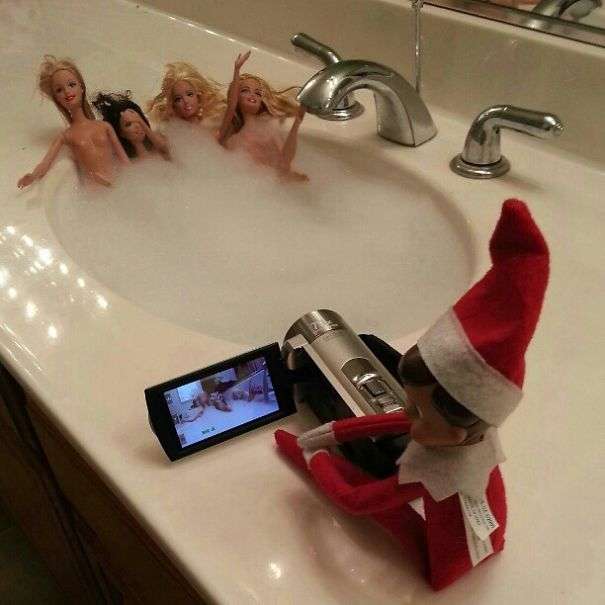 bad elf ideas, elf on the shelf ideas,elf ideas,easy elf on the shelf ideas