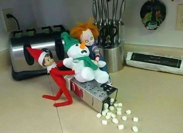 bad elf ideas, elf on the shelf ideas,elf ideas,easy elf on the shelf ideas