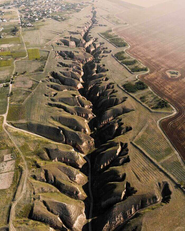 Stanislav Grand Canyon in Kherson mountains, Ukraine