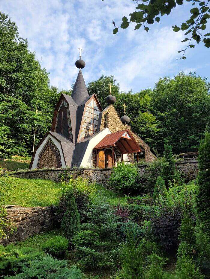 church in Voevodyno, Transcarpathia, Ukraine