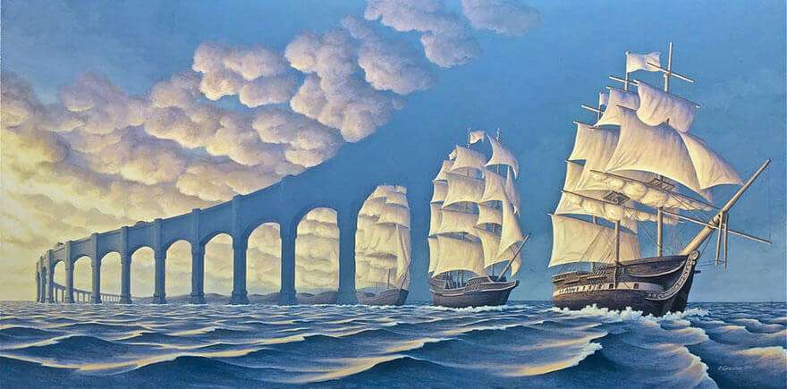 optical illusion art