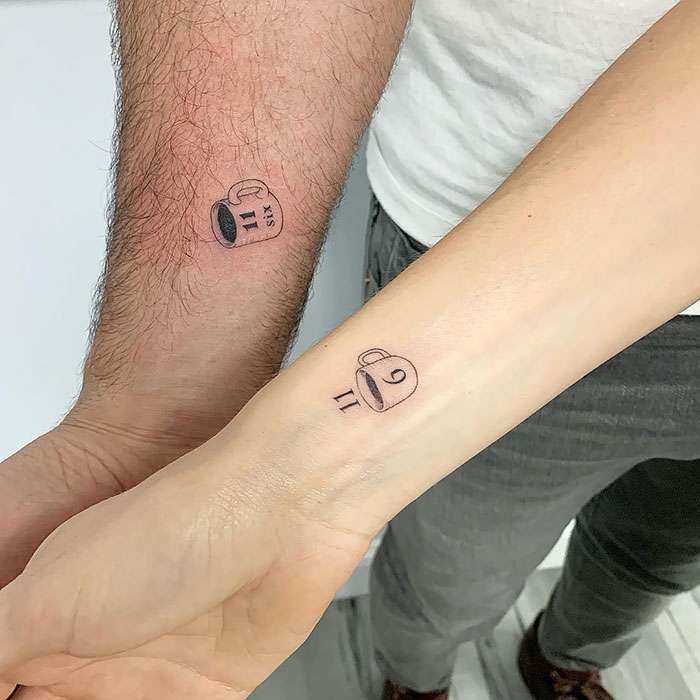 deep meaningful couple tattoos,unique girly best friend tattoos,small matching tattoos,sun and moon tattoo meaning