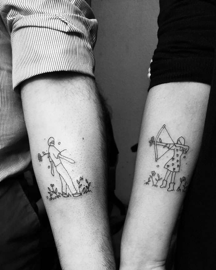 cool simple tattoos,cute matching tattoos,girly pretty hand tattoos,tattoo ideas wolf,couple tattoos ideas