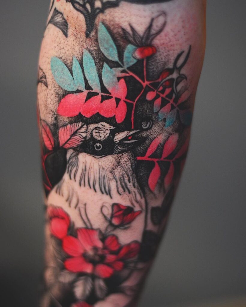 angry rabbit tattoo,rabbit den tattoo,wild rooster tattoo,dog tattooslonely wolf tattoo