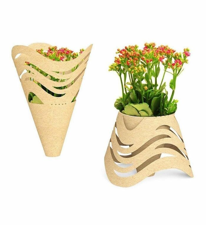 The bouquet pot designed by Niangui Cai