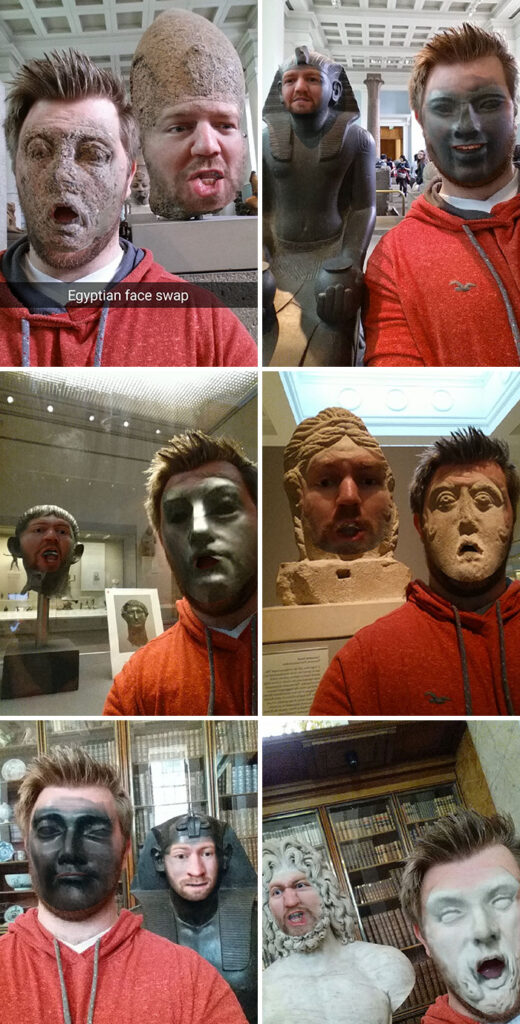 I went to a museum and swapped faces