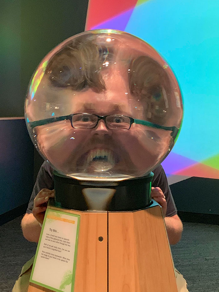 My husband enjoyed the science museum