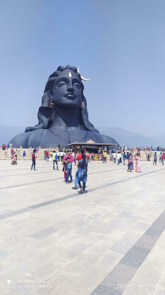 Absolute unit of statue Shiva in India