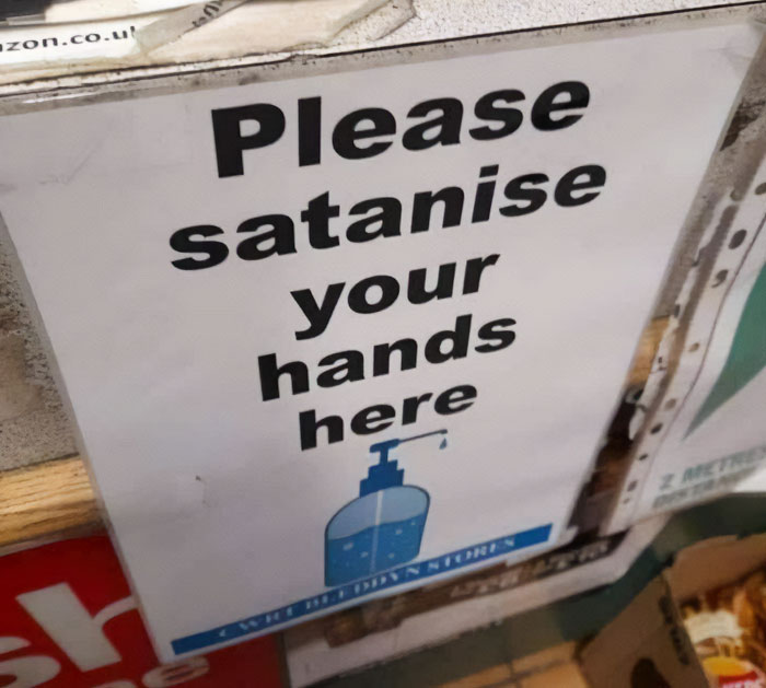Satanise your hands