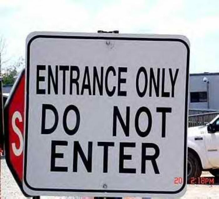 Enter or not? confused