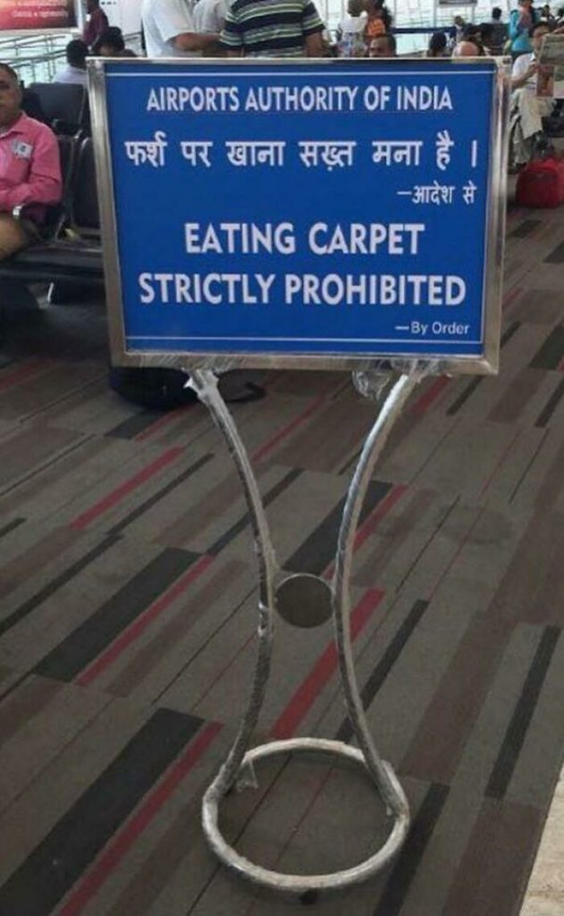 Please don’t eat the carpet