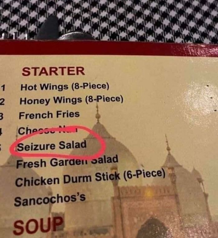 Seizure salad