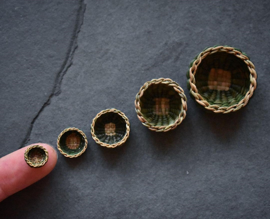 mini baskets,miniature baskets,suzie grieve